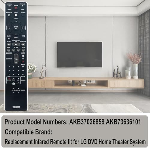 Allimity AKB37026858 AKB73636101 Replacement Remote fit for LG DVD Home Theater System DH6520T HT805SH HT904PA HB906SBPD LHT854 HT805TQ HT806TH DH7520T DH7530T DH7530TW HT906TA LHD756 HT936TAW - Image 5