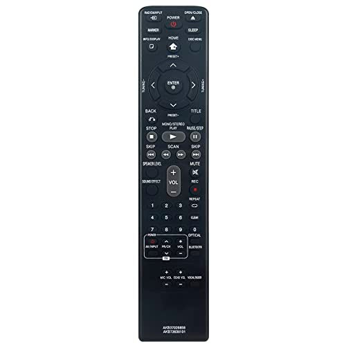 Allimity AKB37026858 AKB73636101 Replacement Remote fit for LG DVD Home Theater System DH6520T HT805SH HT904PA HB906SBPD LHT854 HT805TQ HT806TH DH7520T DH7530T DH7530TW HT906TA LHD756 HT936TAW - Image 1