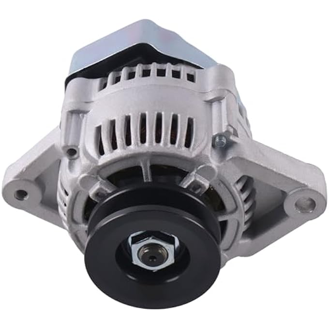 LSSOCH 12V 60A Alternator 129961-77200 119254-77200 101211-2841 101211-2840 3070341 101211-2590 Compatible With Yanmar Engines 97-10 JD Utility Tractor 2520 2720 06-10 JD Mower 1600 98-08 - Image 1