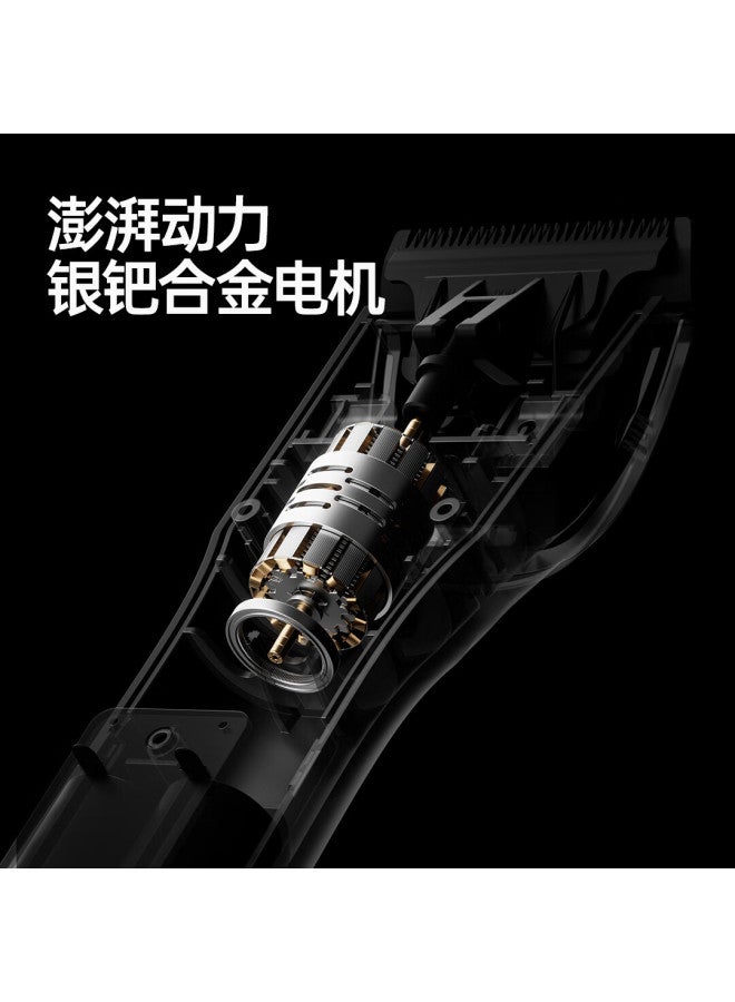 Samcoos Electric Upgraded Titanium Ceramic Blade Hair Clipper Ultra-low Noise Home Haircut Trimmer Adult And Kids Universal Electric Hair Cutter Long Battery Life