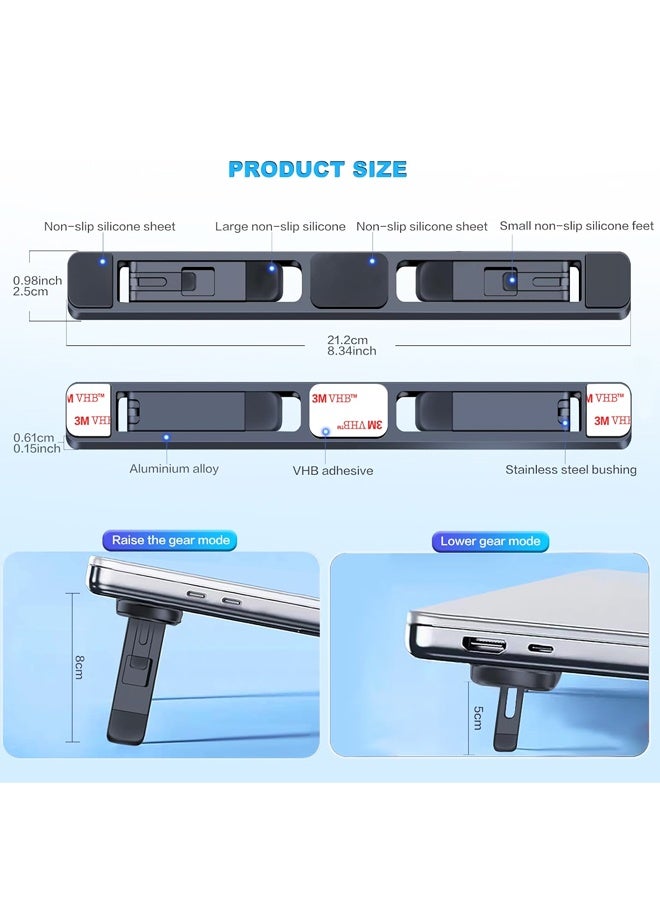 Aluminum Adjustable Ergonomic Laptop Stand 10-17 Inch - Image 2