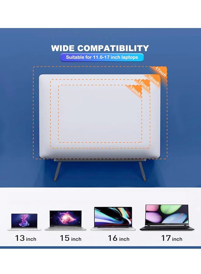 Aluminum Adjustable Ergonomic Laptop Stand 10-17 Inch - Image 3
