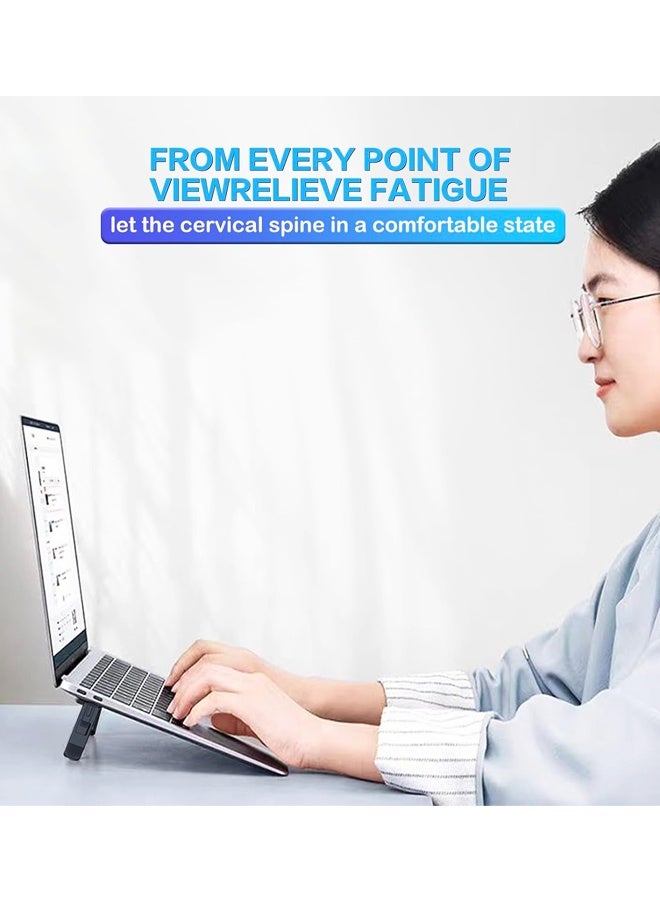 Aluminum Adjustable Ergonomic Laptop Stand 10-17 Inch - Image 4