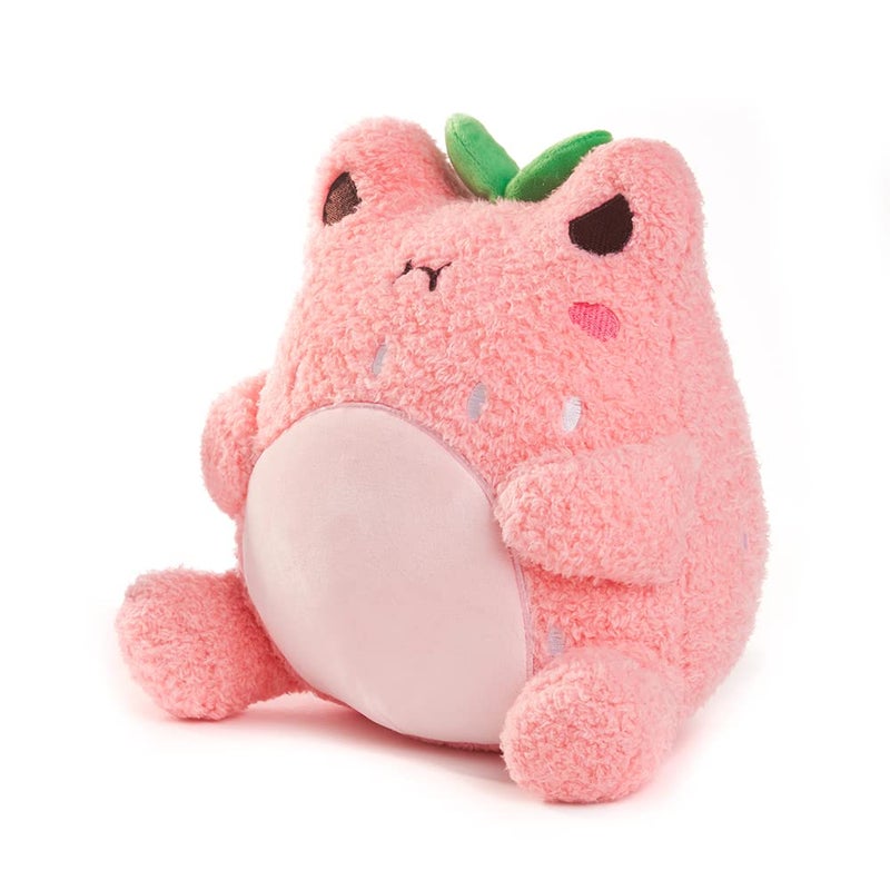 Cuddle Barn PlushGoals - Strawberry Wawa Super Soft Cute Kawaii Froggie Dressed As Fruit Collectible Stuffed Animal Plush Toy, 9 inches - Image 5