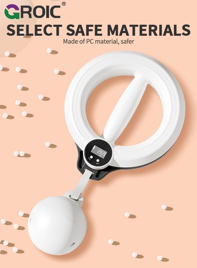 GROIC Weighted Arm Hoop with Counter Smart, Hand-cranked Hula Hoop, Portable Exercise Equipment with 3 Display Modes, 360 Degree Arm Ring, Arm Exerciser Lightweight Arm Trainer for Arm Training - Image 5