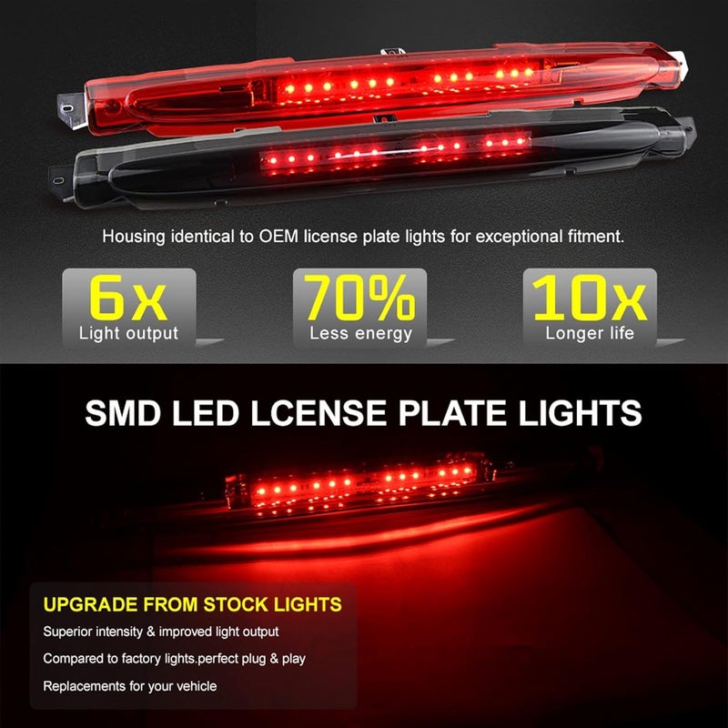 QASULER High Mount LED Brake Light for Chevrolet and GMC - Image 3