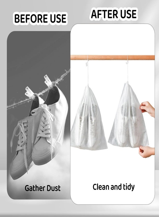LUSTRIB 6-Pack Non-Woven Dust Bags for Handbags, 16x19 Inch Purse Protector Covers with Drawstring, Storage Organizer for Luxury Bags & Travel Accessories - Image 4