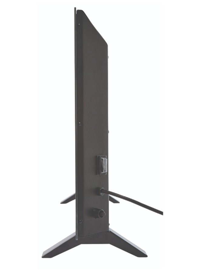 homix 2000W Rectangular Glass Convector Smart Heater Black 50 x 13 x 90 cm DL02E-IP - Image 2