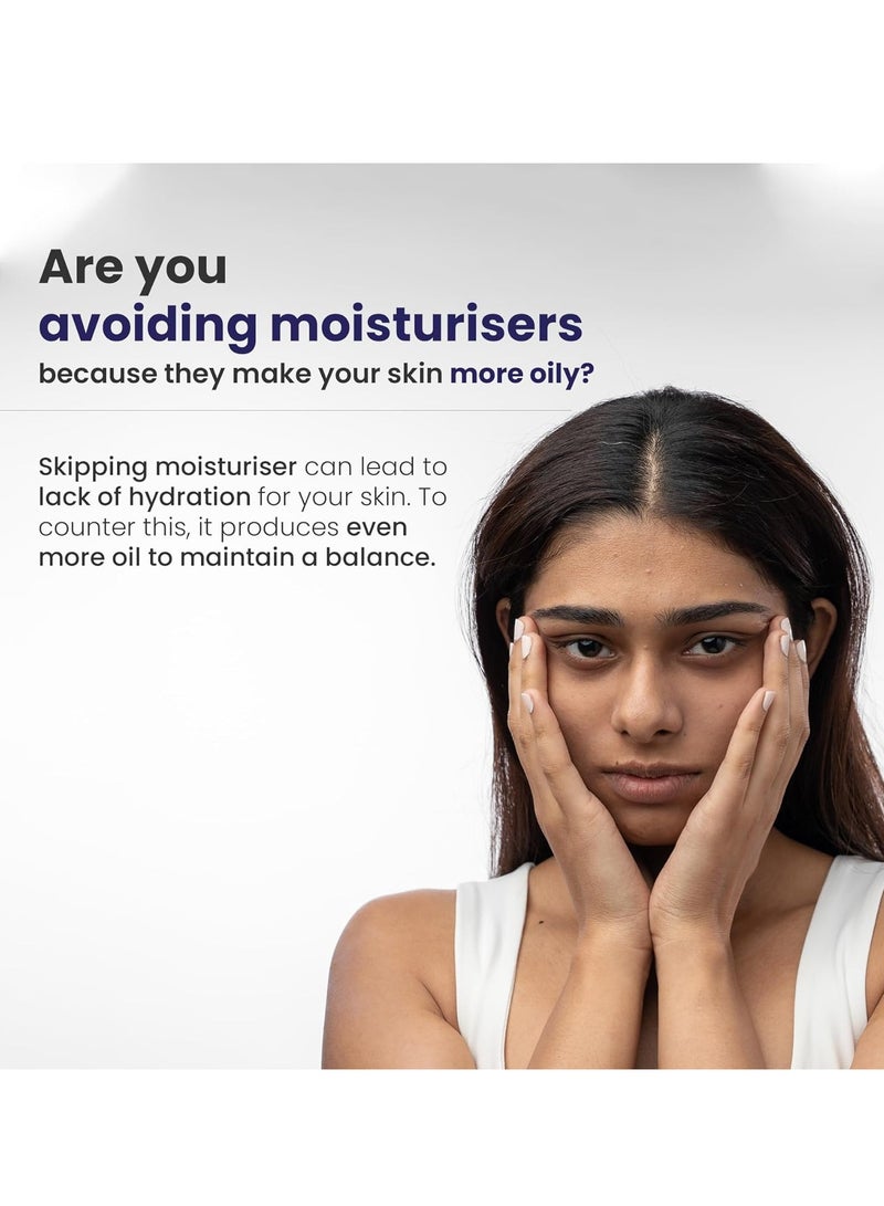RE' EQUIL RE' EQUIL Oil Free Mattifying Moisturiser | Boosts Hydration, Refines Enlarged Pores | Prevents Acne Breakouts | For Oily, Acne Prone Skin | 50g  - Image 3