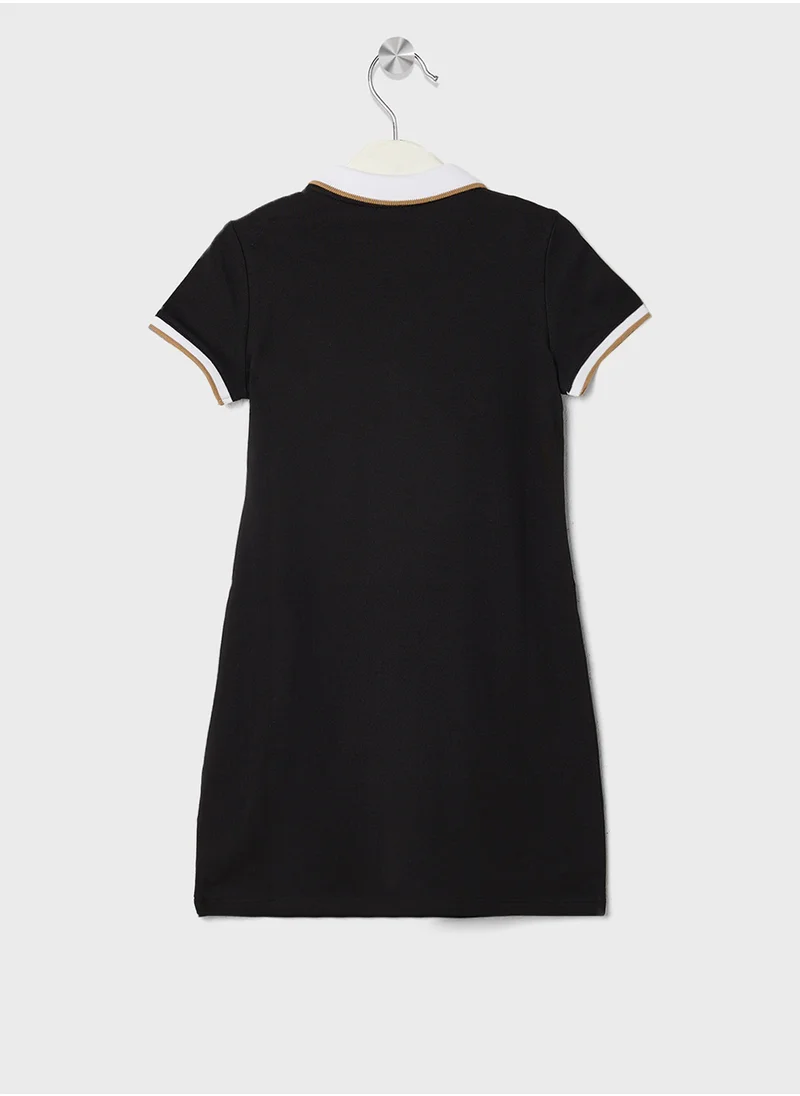 BOSS Kids Polo Midi Dress