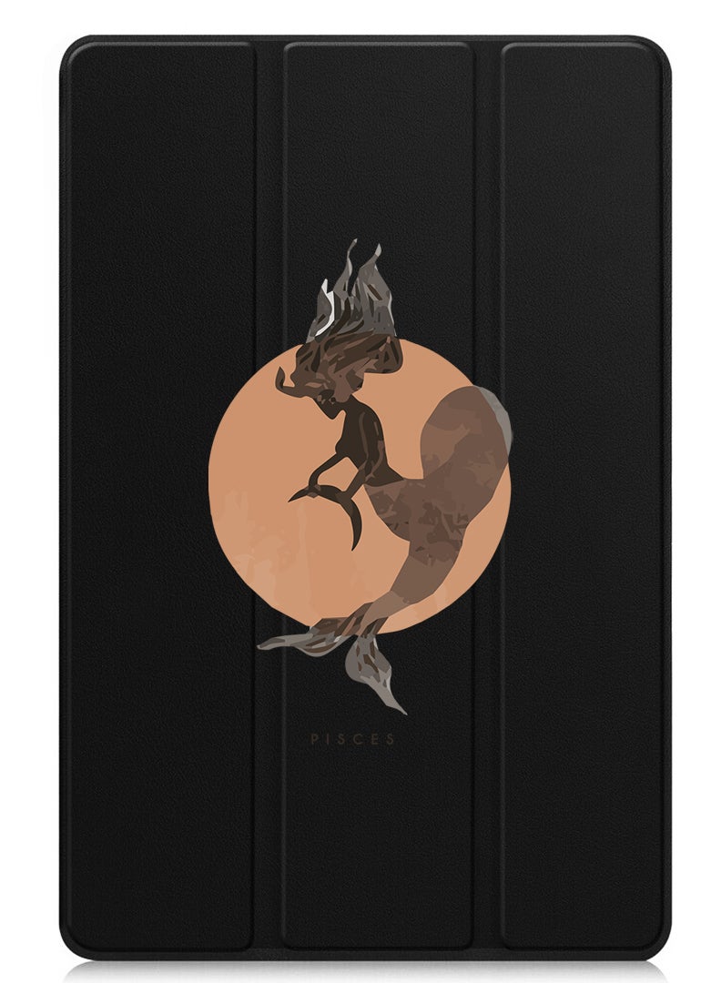 Theodor Protective Flip Case For Huawei MatePad 11.5 S (2024) With Trifold Stand Auto Wake Sleep Shockproof Cover Pisces - Image 1