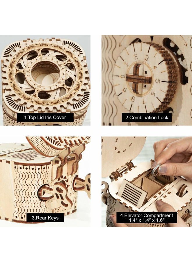 ROKR Puzzle Box 3D Wooden Puzzle Model Kits for Adults - Image 5