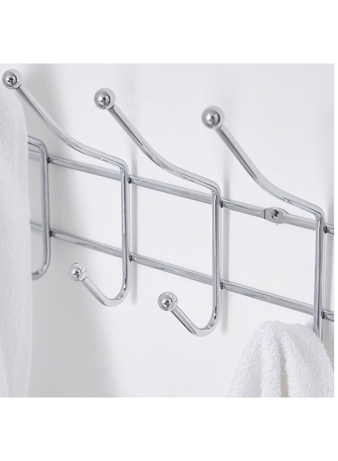 Stainless Steel Towel Hanging Hook Silver 43x17x11.5cm - Image 5