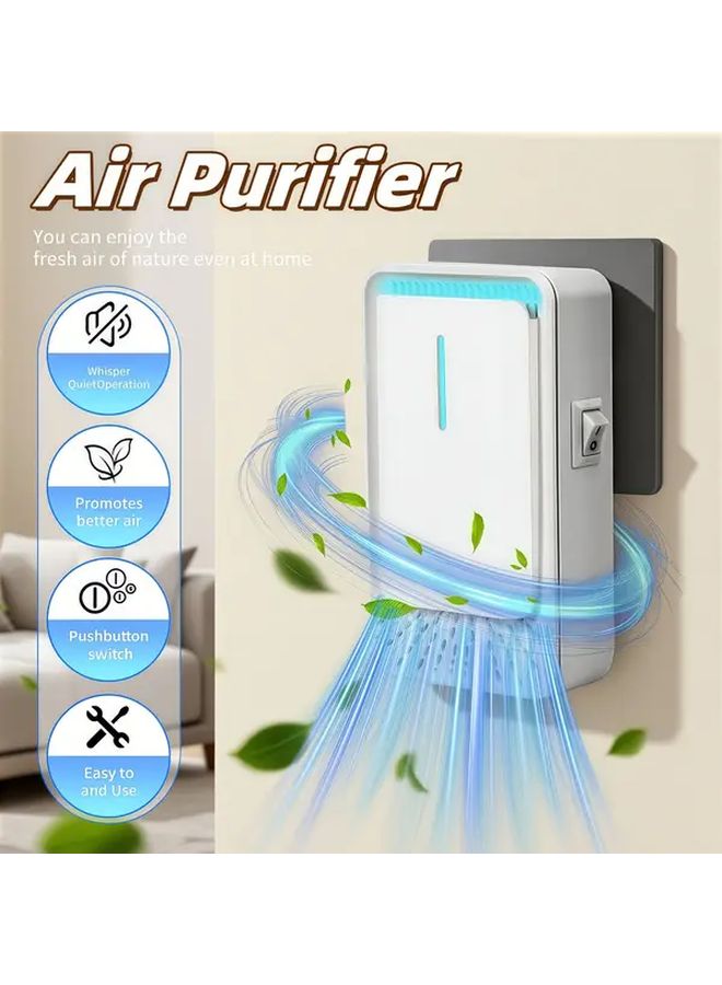 عبوتين من معطر الجو بأيونات سالبة، جهاز تنقية هواء صغير قابل للتوصيل للمنزل وغرفة النوم - Image 3