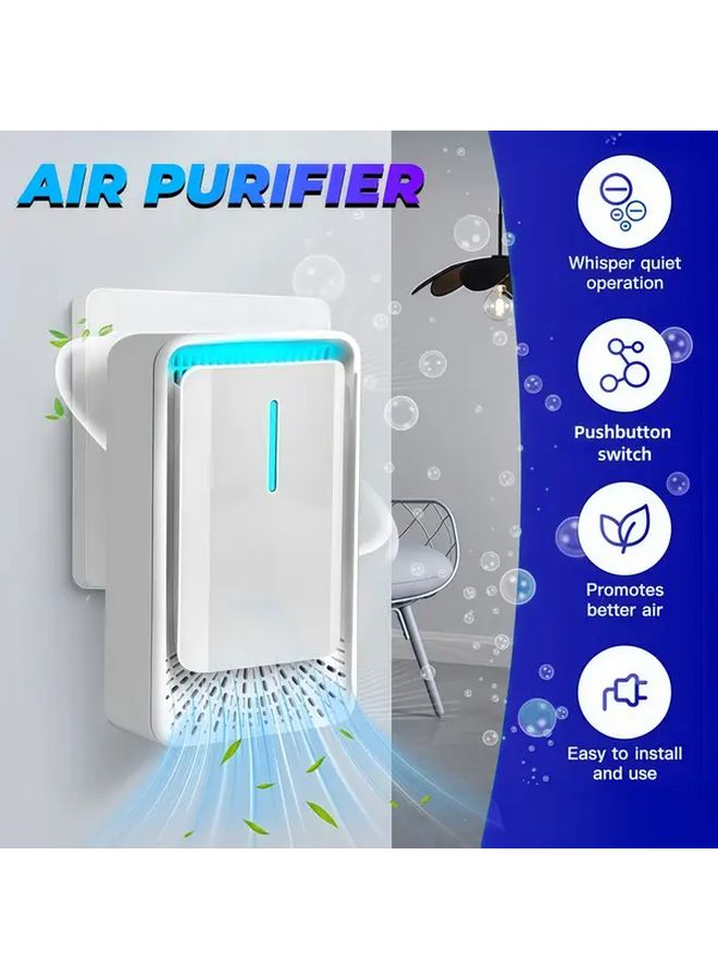 عبوتين من معطر الجو بأيونات سالبة، جهاز تنقية هواء صغير قابل للتوصيل للمنزل وغرفة النوم - Image 2