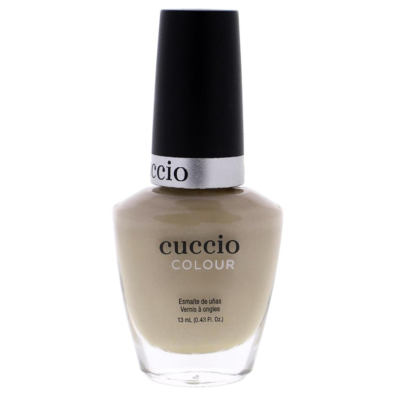 Cuccio Colour Nail Polish - Oh Naturale - Nail Lacquer for Manicures & Pedicures, Full Coverage - Quick Drying, Long Lasting, High Shine - Cruelty, Gluten, Formaldehyde & 10 Free - 0.43 oz, oh naturale - yellow (6174)