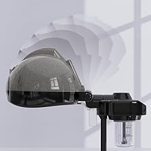 Qtavia Professional Hair Steamer 2in1 Hair and Face Steamer with UV Ozone Professional Facial Steamer Hair Humidifier Moisturising Hydration System Sprayer for Personal Care Use at Home and Salon - Image 3