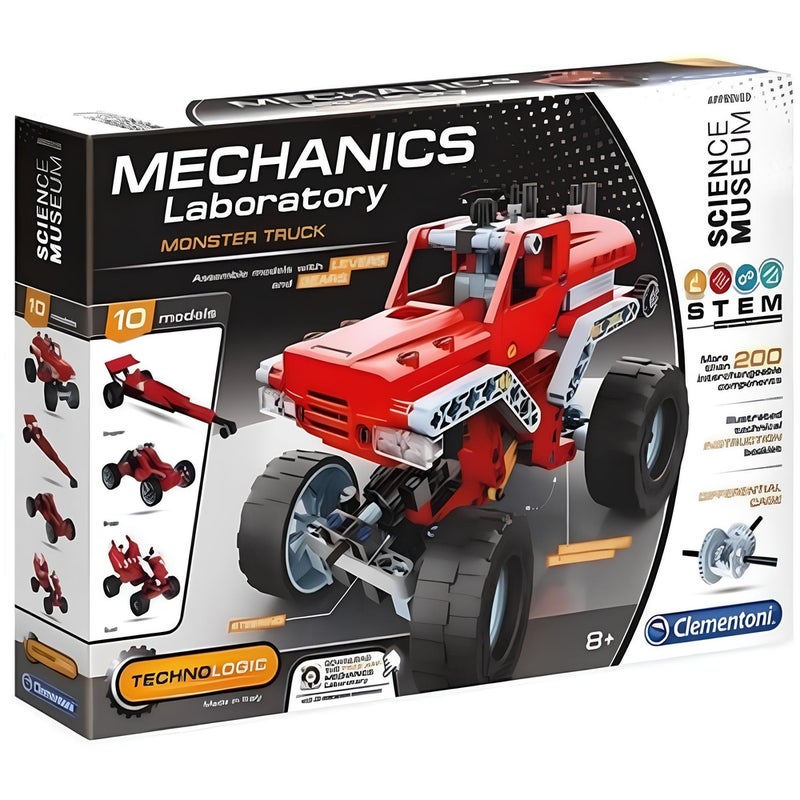Clementoni - Science & Play Mechanics Labortory Monster Truck 10 Models - 66881 - Image 1