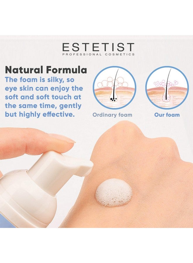 ESTETIST Eyelash Extension Shampoo & Brush - Gentle Aftercare Foaming Lash Cleanser Kit & Makeup Remover - For Home & Salon Use - Image 2