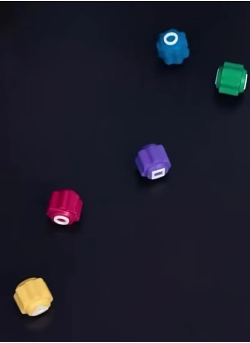 Generic - Gonggi Board Game : Squid Game Season 2 Edition Korean Traditional Play Game 5Pcs Jack Stone Pebbles Squid Game Edition Gong-Gi - Image 1