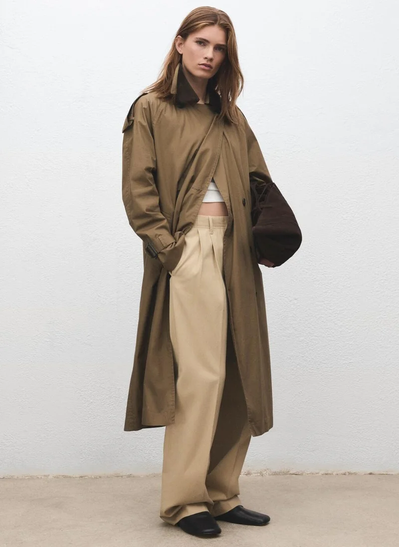 MANGO Suede shopper bag with bow closure