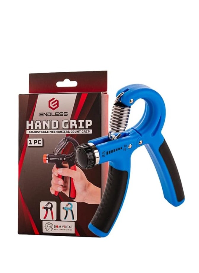 ENDLESS  Adjustable Hand Grip Strengthener | 10 Kg to 40 Kg | Assorted | Resistance Level | Exercise Equipment to Use in Home & Gym | For Forearm & Finger Power Gripper Exercises  - Image 1