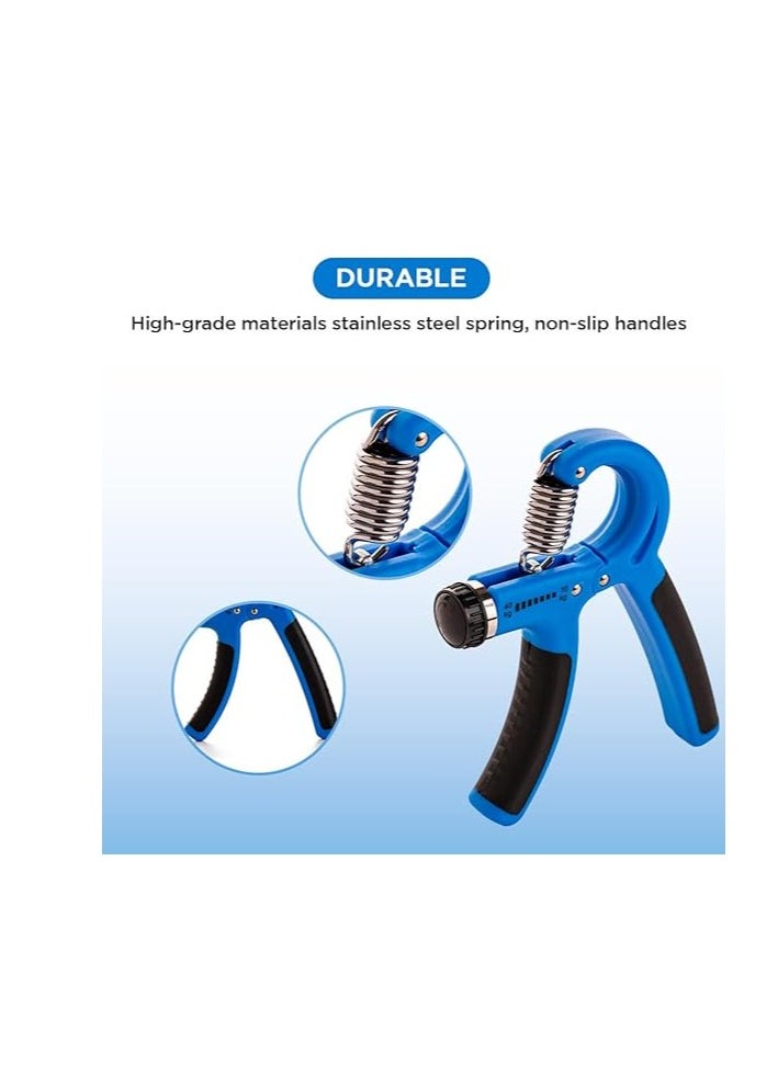 ENDLESS  Adjustable Hand Grip Strengthener | 10 Kg to 40 Kg | Assorted | Resistance Level | Exercise Equipment to Use in Home & Gym | For Forearm & Finger Power Gripper Exercises  - Image 4