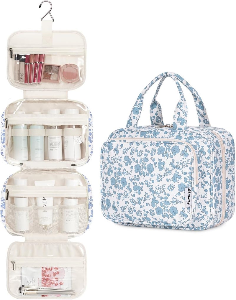 Narwey Travel Hanging Toiletry Bag Women Makeup Bag Organizer Toiletry Accessories Toiletry Bag - Image 2