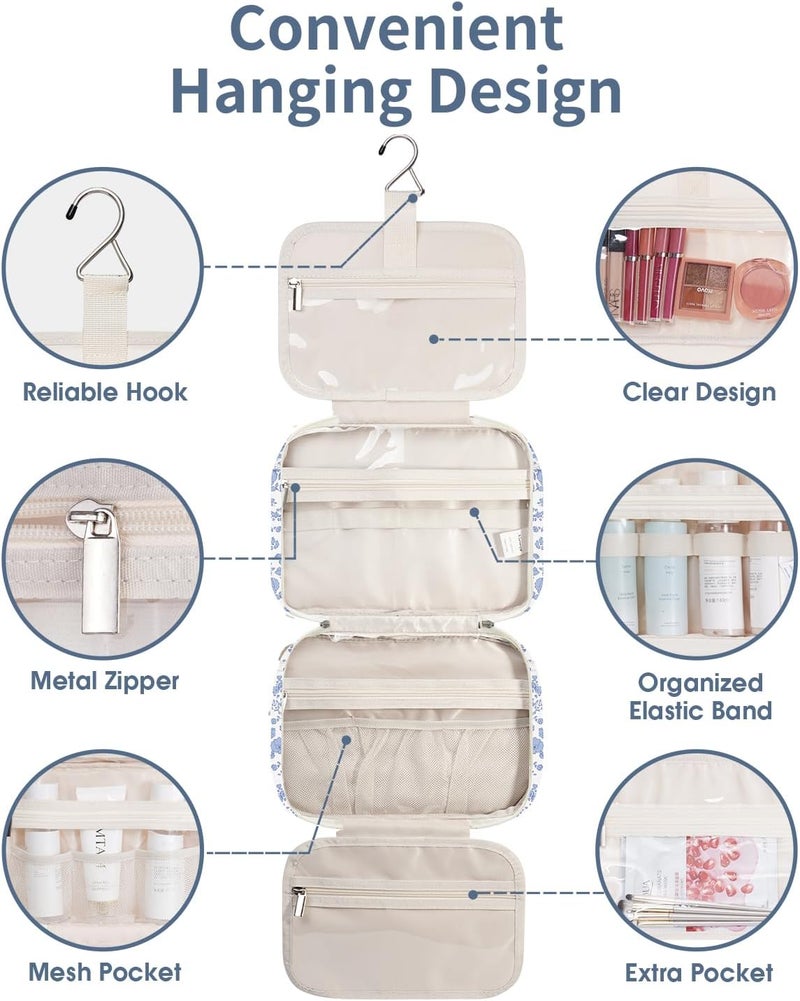 Narwey Travel Hanging Toiletry Bag Women Makeup Bag Organizer Toiletry Accessories Toiletry Bag - Image 4