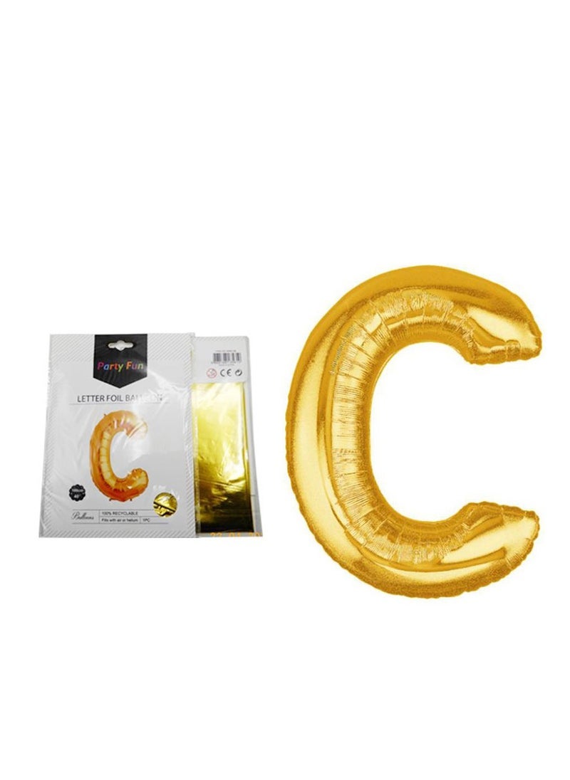 بارتي فن بالون الحروف احباط 40 بوصة (ج) اللون الذهبي - Image 2