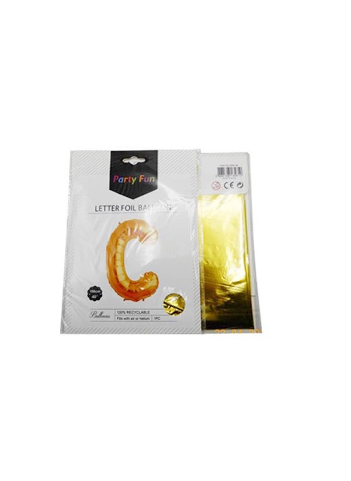بارتي فن بالون الحروف احباط 40 بوصة (ج) اللون الذهبي - Image 3