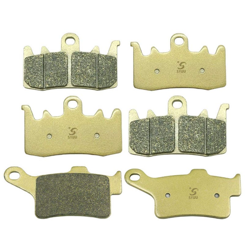 S SYUU HighPerformance Reliable Motorcycle Front Rear Brake Pads Compatible with CAN AM Spyder RS RSS RT RTS ST F3 F3S F3T 2013 2014 2015 2016 2017 2018 2019 2020 2021 2022 2023 2024 FA630F631R