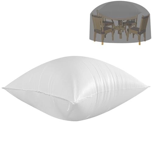 Adnee 51 x 39 Inch Patio Furniture Cover AirbagRectangle PP Patio Table Cover Air PillowInflatable Outdoor Furniture Covers Support Prevents LeavesWater and Snow Pooling - Image 1
