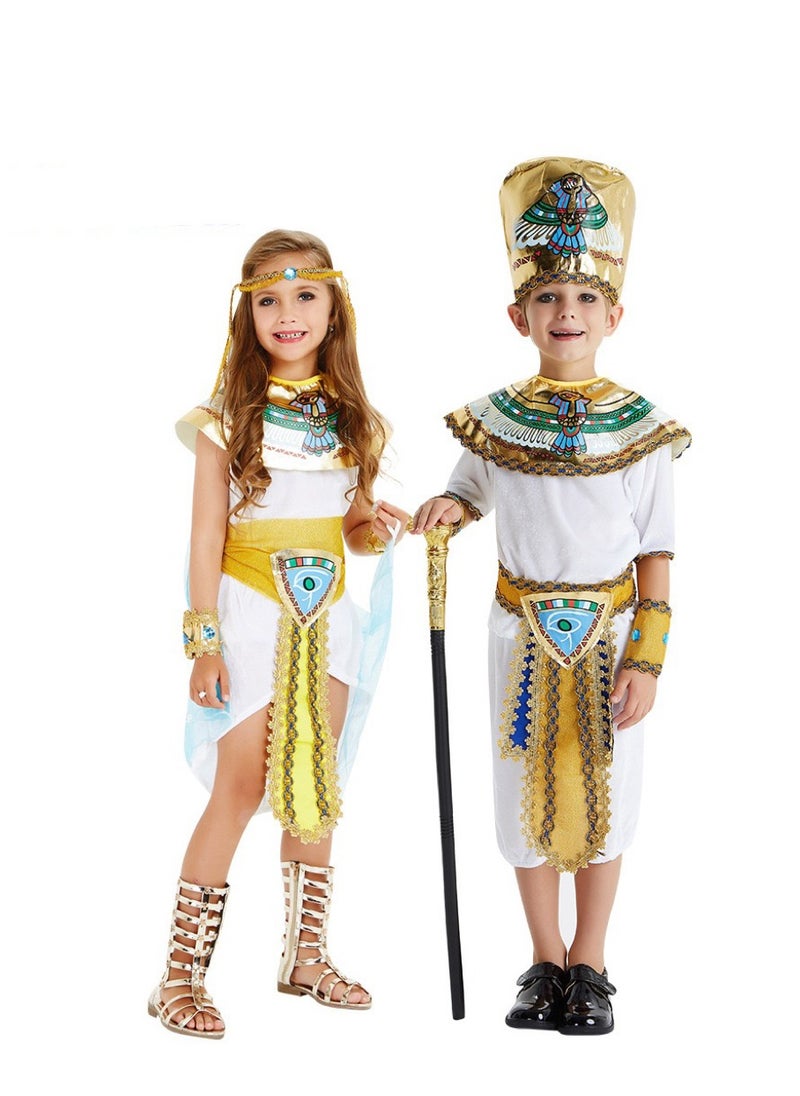 Generic - Kid's Egyptian Pharaoh Costume Egyptian Queen Costume Party - Image 1