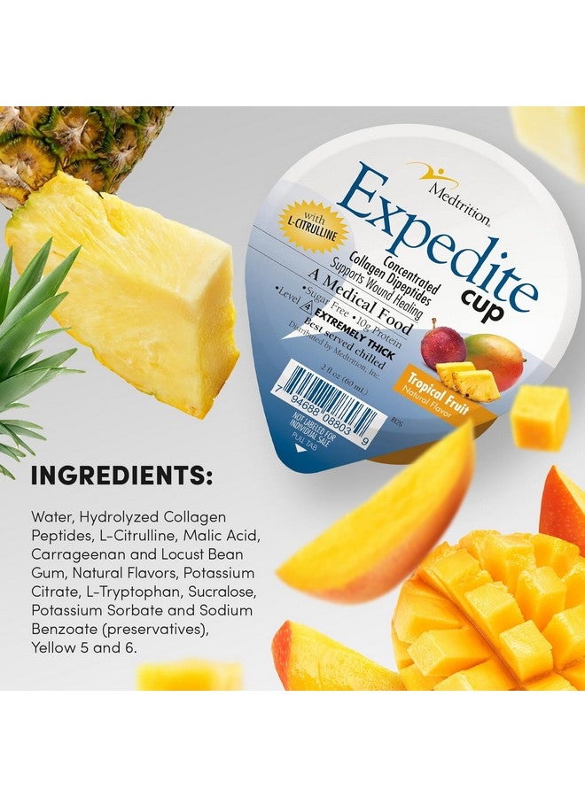 Medtrition Expedite Gelatin Cup, Fast Track Wound Healing, 30X More Collagen Dipeptides Than Powder, Supports Wounds, Diabetic Foot Ulcers, Cosmetic Surgery, and More (2 Fl Oz, Pack of 12) - Image 3