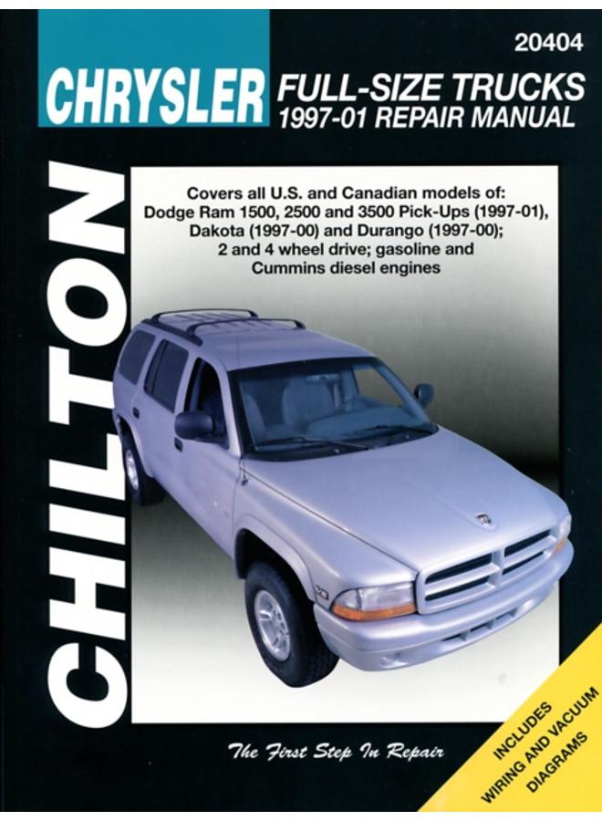 Dodge Pick-Ups 97-01 (Chilton) 