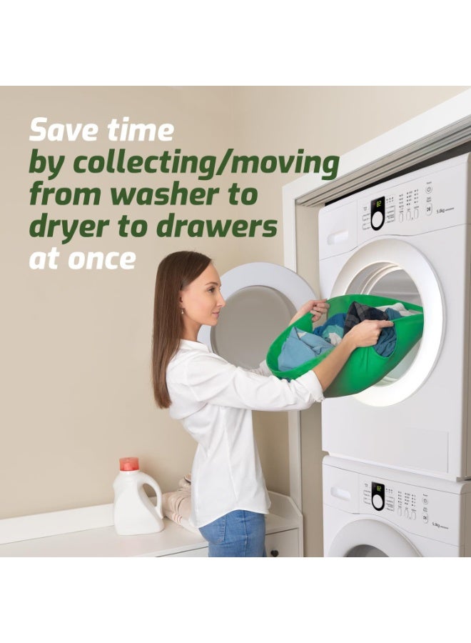 Collapsible Laundry Basket | Your Portable Foldable Hamper for Washing & Dryer Clothes Removal | Innovative Laundry Grabber - Image 2