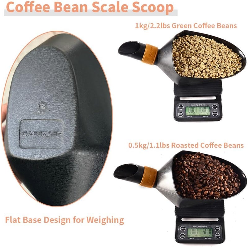 CAFEMASY Coffee Bean Shovel Scoop - Plastic Measuring Scoop for Coffee Beans - Image 3