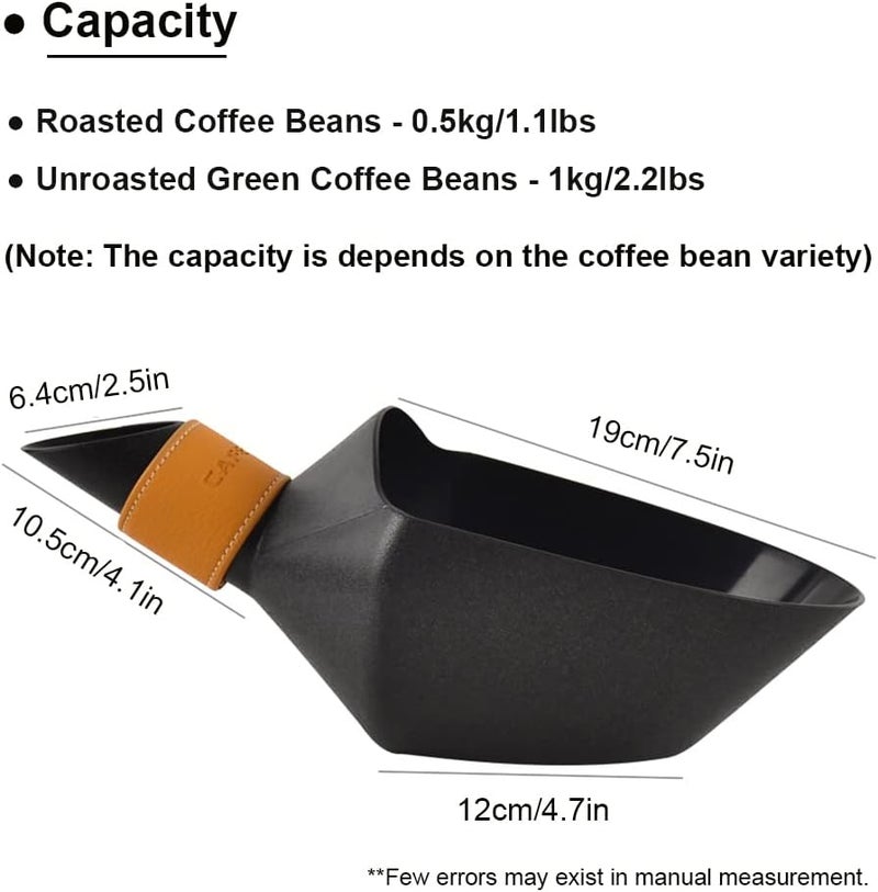 CAFEMASY Coffee Bean Shovel Scoop - Plastic Measuring Scoop for Coffee Beans - Image 2