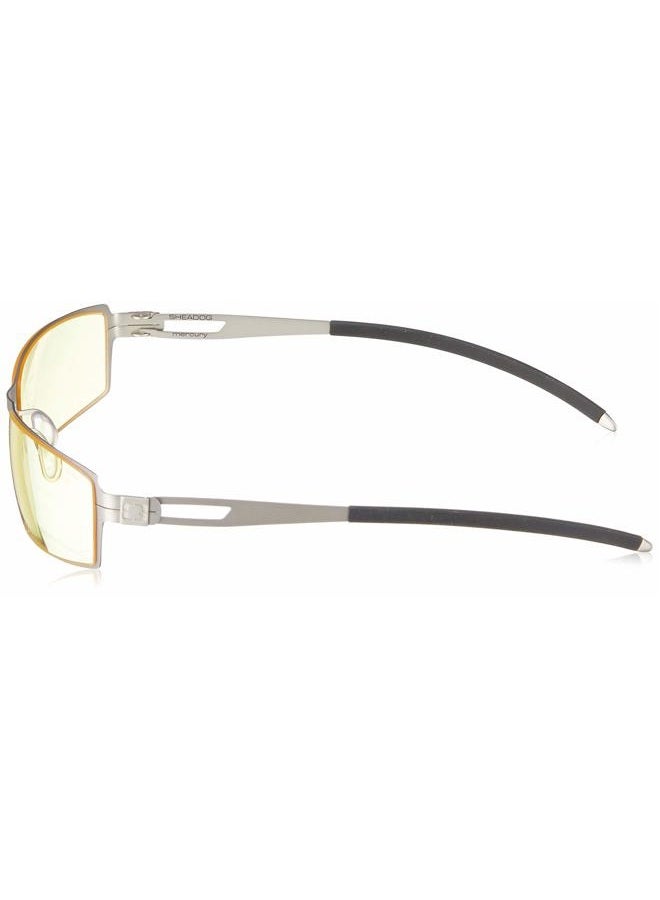 GUNNAR Gaming and Computer Eyewear/Sheadog, Amber Tint - Patented Lens, Reduce Digital Eye Strain, Block 65% of Harmful Blue Light - Image 3