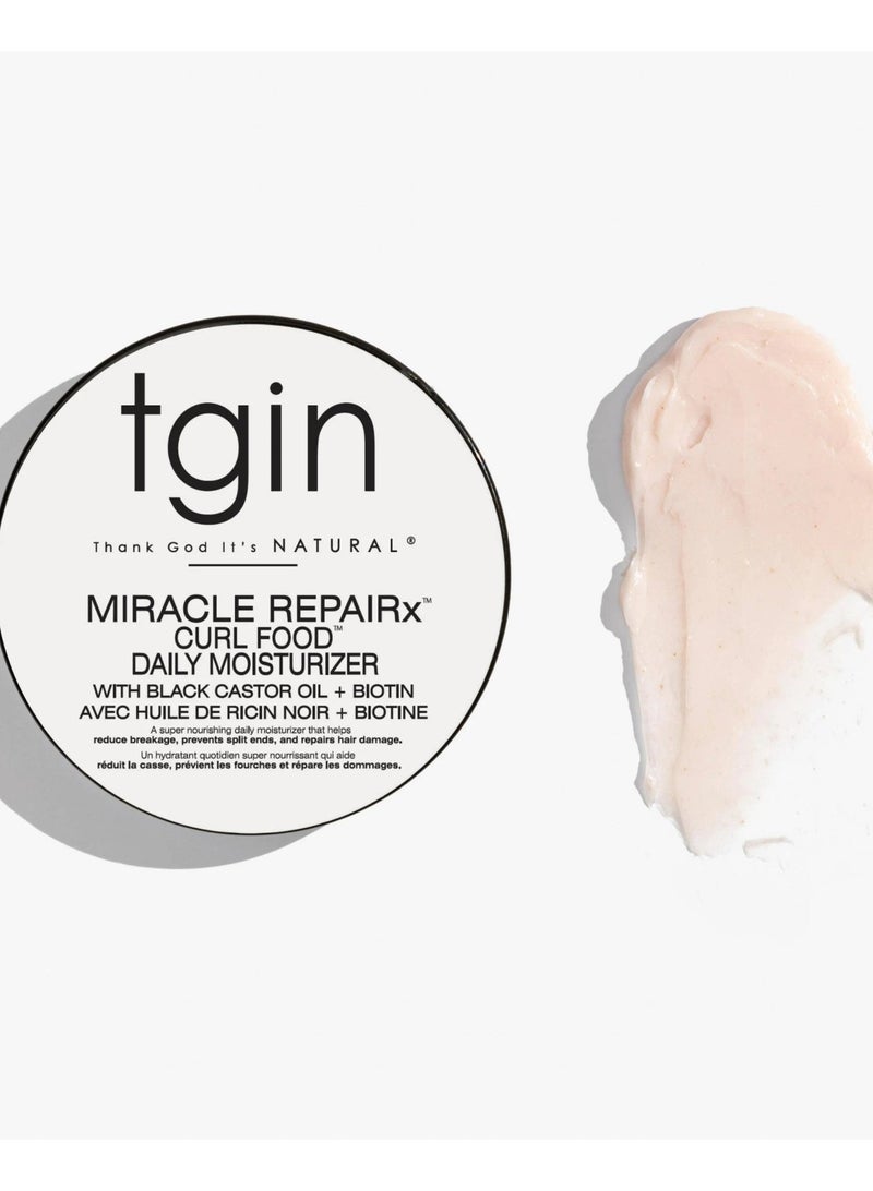 TGIN MIRACLE REPAIRX Curl Food Daily Moisturizer (12oz) - Image 1