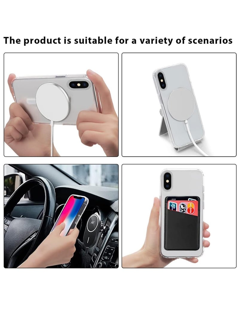 JOMILA Magnetic Case for iPhone Xs and iPhone X 5.8 Inch Compatible with MagSafe Wireless Charging Shockproof Phone Bumper Cover Anti Scratch Clear Back - Image 3