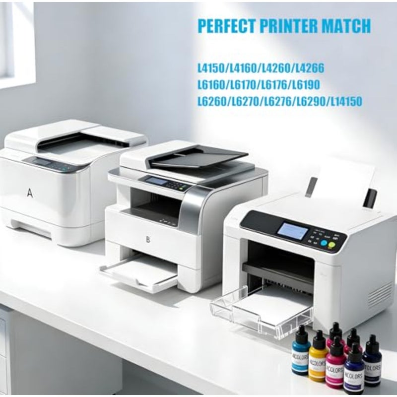 حبر 101 لـ EcoTank لطابعة EPSON Black Double 2-Pack لطابعة Epson L4150 L4160 L6160 L6170 L6176 L6190 L14150 ذات أساس مائي - Image 2