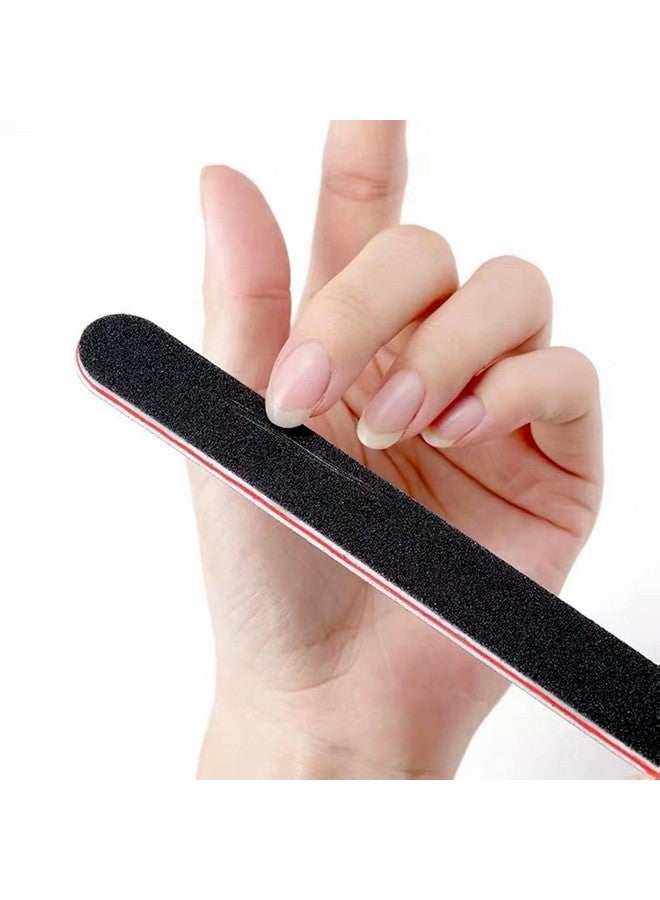 BTYMS 25 Count 180240 Grit Nail Files For Natural Nails Double Sided Emery Boards Fine Grit Nail Buffering Files - Image 5