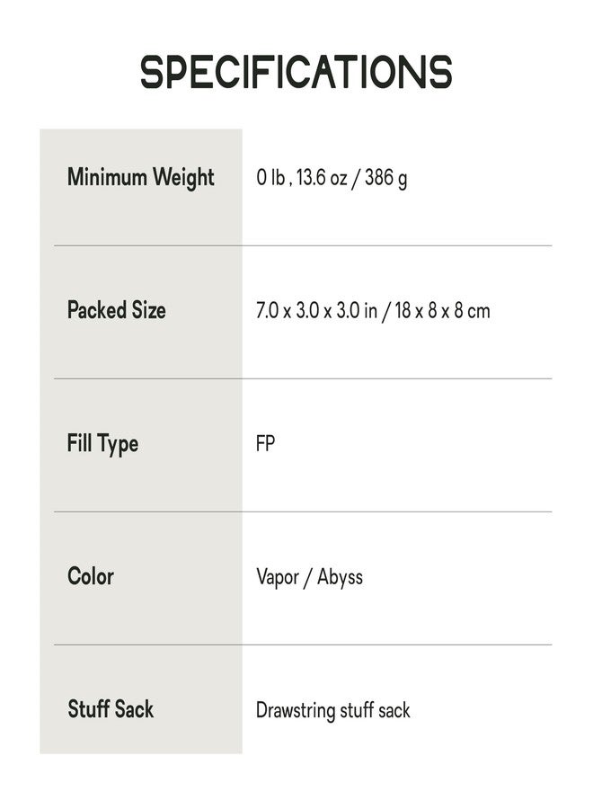 NEMO Tracer Sleeping Bag Liner - Long - Vapor - Image 5