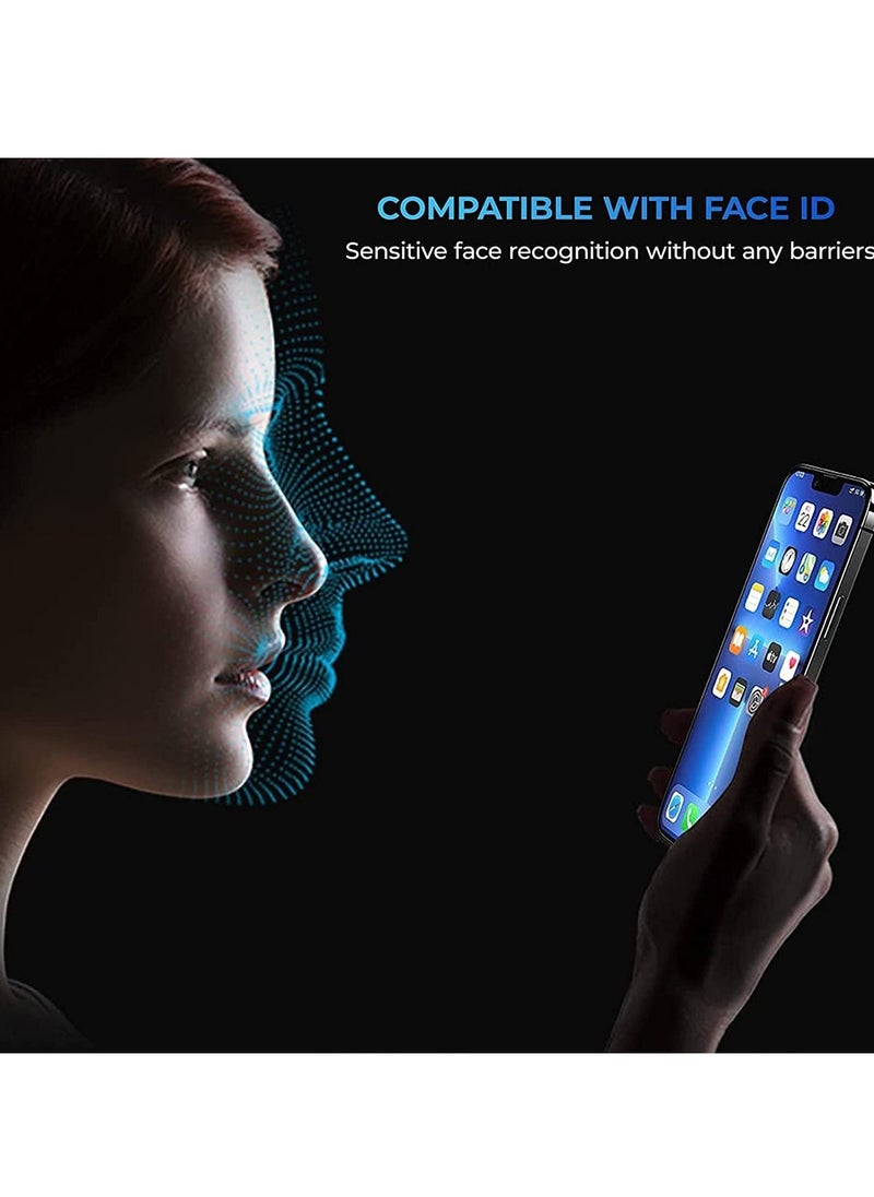 Generic - iPhone 14,Anti-Scratch,Case Friendly,2 Pack Anti-Spy Private Tempered Glass for iPhone 14 - Image 1