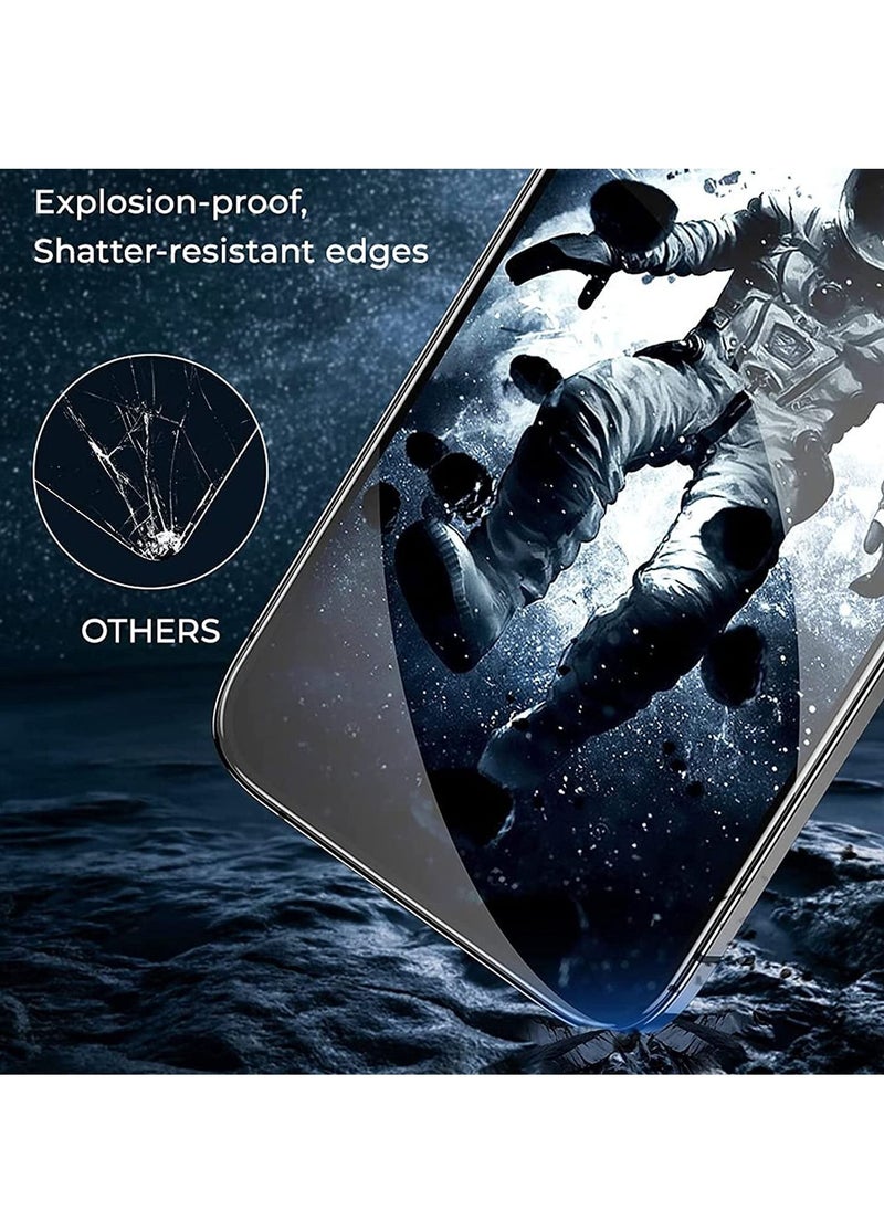 Generic - iPhone 14,Anti-Scratch,Case Friendly,2 Pack Anti-Spy Private Tempered Glass for iPhone 14 - Image 1
