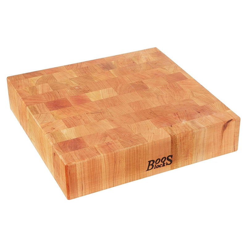 John BOOS John Boos Boos Block CCB Series Large Reversible Wood Chopping Board 3Inch Thickness 14 x 14 x 3 Cherry 