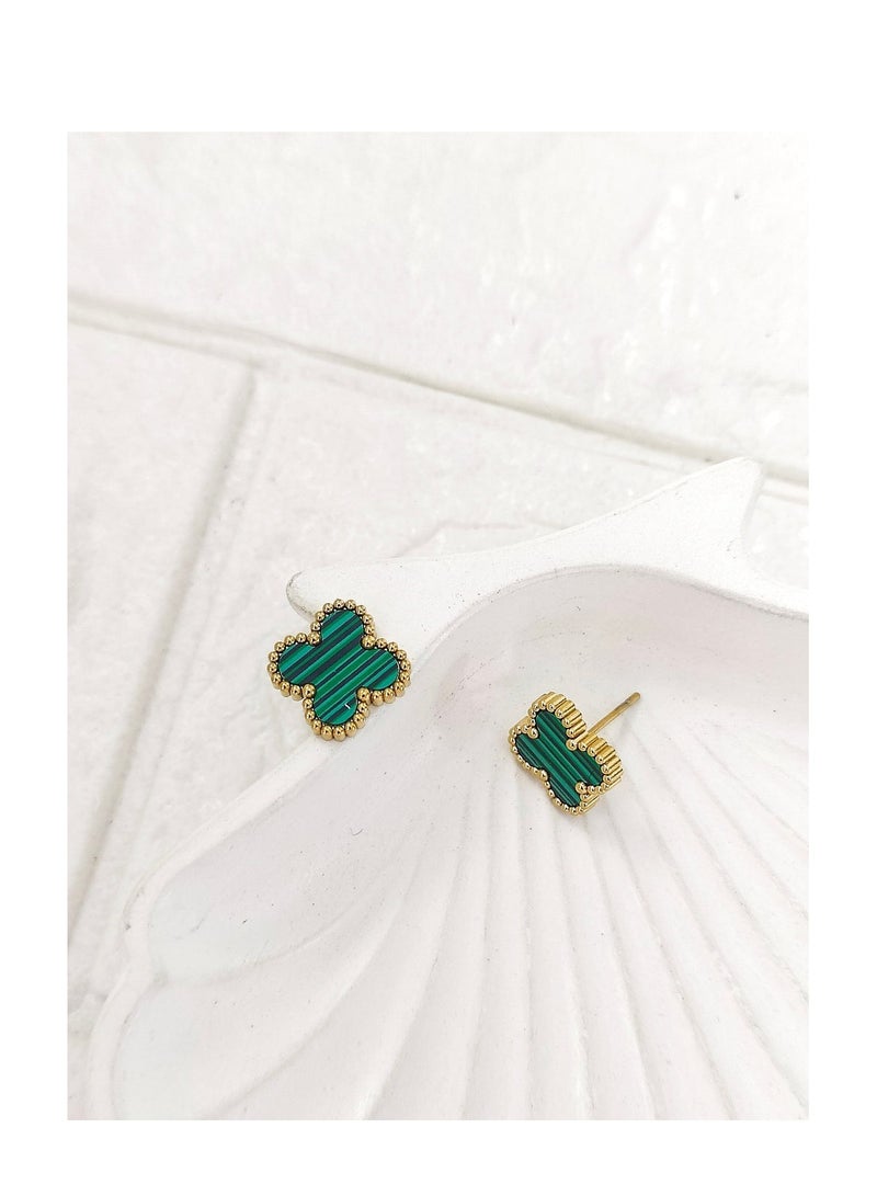 High quality green girls earrings  - Image 1