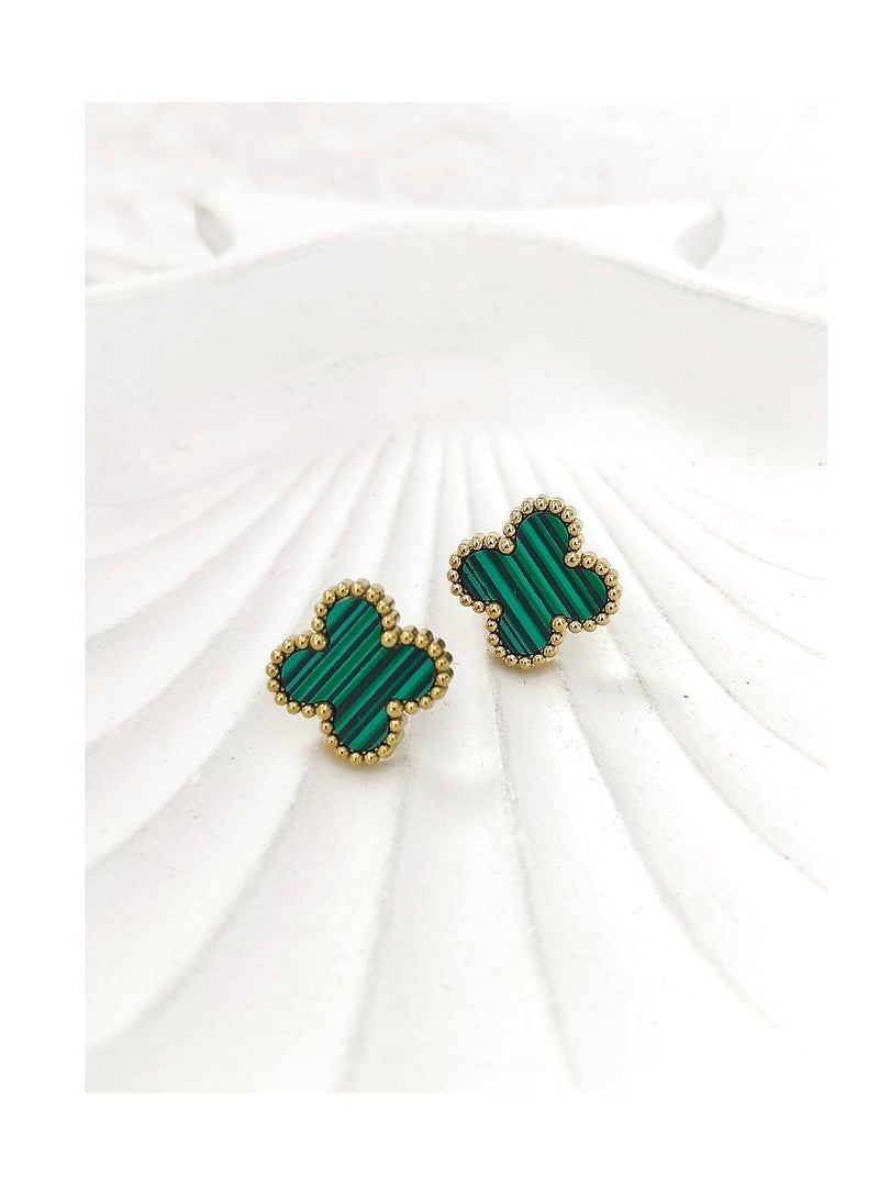 High quality green girls earrings  - Image 2